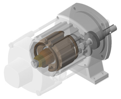 115VAC/DC GEARMOTOR